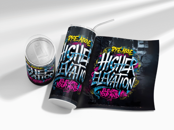 20 Oz Tumbler Wrap Higher Elevation