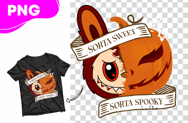 Sorta Spooky Halloween PNG for Sublimations